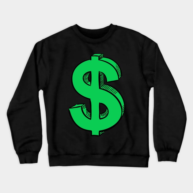 Here Comes the Money Crewneck Sweatshirt by rishibeliya